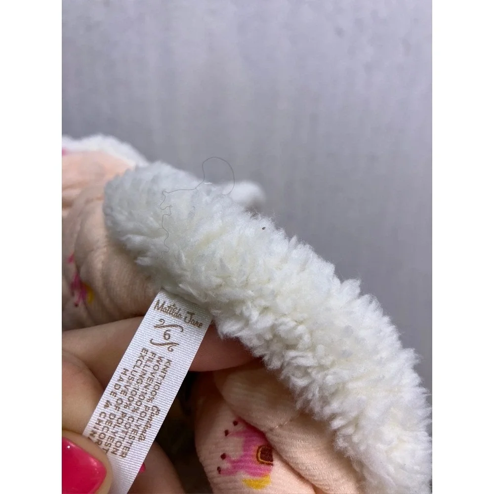 Matilda Jane Quilted Vest Kids 6 Pink New Reversible Horse Print‎ Toggle Sherpa